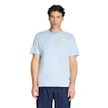 Camiseta adidas Estampada Futebol - Masculina AZUL