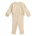 Conjunto de Moletom adidas Seasonals - Infantil BEGE/BRANCO