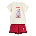 Conjunto Camisetas adidas Marvel Homem-Aranha - Infantil BRANCO