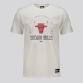 Camiseta NBA Chicago Bulls Logo FutFanatics Masculina BRANCO