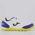Chuteira de Society Infantil Top Flex Joma BRANCO