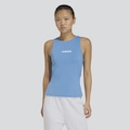 Camiseta Regata Feminina Linear Slim TK adidas AZUL