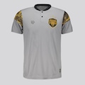 Camisa Onça Amazonas Jogo Comissão 2025 FutFanatics Masculina CINZA