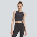 Top 3 Stripes Pad adidas Feminino PRETO