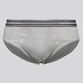 Cueca Slip Lupo Algodão com Elastano Logo Masculina CINZA