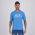 Camiseta Masculina O Bark SS Logo Oakley AZUL