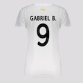 Camisa do Santos Logo 9 Gabriel FutFanatics Feminina BRANCO