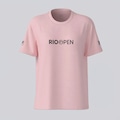 Camiseta Feminina Rio Open F-BOX Fila ROSA