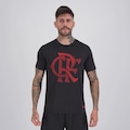 Camisa do Flamengo Escudo FutFanatics Masculina PRETO