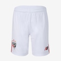Calção New Balance São Paulo I 26/27 Masculino BRANCO/VERMELHO