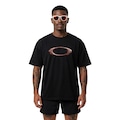 Camiseta Oakley Ellipse Magma Masculina PRETO