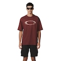 Camiseta Oakley Ellipse Magma Masculina VINHO