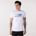 Camiseta New Balance Multi Color Performance Masculina BRANCO