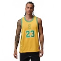 Regata Brasil Jordan Essentials Mesh Masculina AMARELO/VERDE