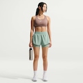 Shorts Nike One Feminino VERDE/BRANCO