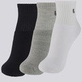 Kit Meia Cano Médio AM Sport Cano Médio 3 Pares Unissex BRANCO
