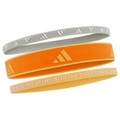Faixas de Cabeça adidas Multiple Width Training - 3 Unidades - Unissex LARANJA