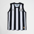 Camiseta Regata de Basquete do Santos Away 2026 Umbro Masculina PRETO