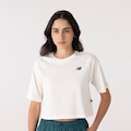 Camiseta Cropped New Balance Sportswear '94 Graphic Feminina OFF WHITE