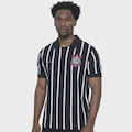Camisa do Corinthians Polo Japão Retrô - Masculina PRETO
