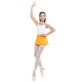 Saia Ballet Só Dança Transpassada - Infantil AMARELO/AMARELO CLA