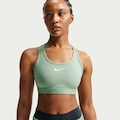 Top Nike Swoosh Feminino VERDE/BRANCO