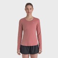 Camiseta Manga Longa de Corrida Mizuno Pro UV +50 Feminino ROSA