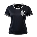 Camisa do Corinthians Arte Dark Braziline - Feminina PRETO