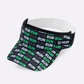 Viseira HUPI Run Loop PRETO/VERDE