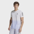 Camiseta Masculina Own The Run Climacool Colorblock adidas BRANCO