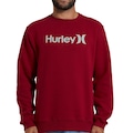 Moletom Hurley Careca One&Only WT26 - Masculino VERMELHO