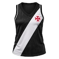 Camisa Regata Vasco Da Gama Fio Braziline - Feminino PRETO/BRANCO