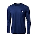 Camiseta Manga Longa  Diadora Esportiva Icon - Masculina AZUL