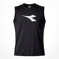 Camiseta Regata Diadora  Esportiva Frequenza - Masculina PRETO