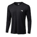 Camiseta Manga Longa Diadora Esportiva Icon  - Masculina PRETO