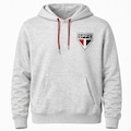 Blusão Moletom São Paulo Salto Com Capuz Braziline - Masculina CINZA