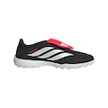 Chuteira Society Adulto adidas com Língua Dobrável Predator League PRETO/BRANCO