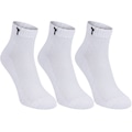Kit 3 pares de Meia Cano Curto Trifil Sport Atoalhada - Masculina BRANCO