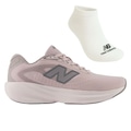 Kit Tênis New Balance 680 V9 e Meia - Feminino ROSA CLA/CINZA