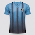 Camisa do Grêmio Esportiva Dry Listrada - Masculina AZUL