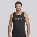Regata Masculina Hang Loose Typo PRETO