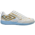 Chuteira de Futsal Adulto Umbro Pro 5 Bump Kintsugi BRANCO/AZUL CLA
