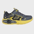 Tênis Infantil Skechers Light Storm 3 CINZA/AMARELO