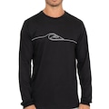 Camiseta Quiksilver Manga Longa New Lines I WT26 - Masculina PRETO