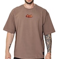 Camiseta Oakley Mad Science Logo WT26 Masculina MARROM
