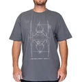 Camiseta Oakley O-Store Sketch SS WT26 Masculina CINZA ESCURO