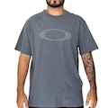 Camiseta Oakley Ellipse Motherboard WT26 Masculina CINZA ESCURO