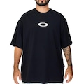 Camiseta Oakley Ellipse Fluid SS WT26 Masculina PRETO