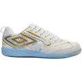 Chuteira Futsal Adulto Umbro Pro 5 Bump Kintsugi BRANCO/AZUL