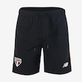 Bermuda Viagem SPFC 2026 New Balance Masculina PRETO